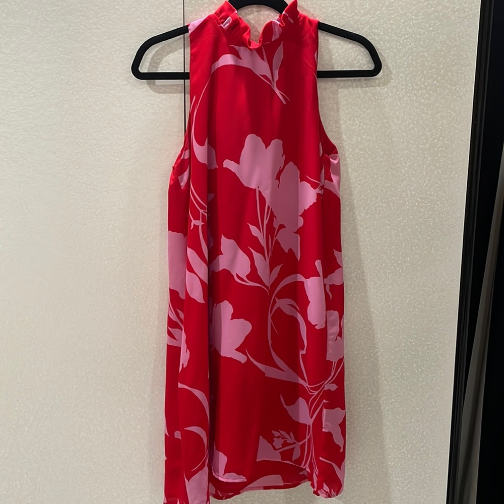 Gibsonlook Cavallo Ruffle neck dress